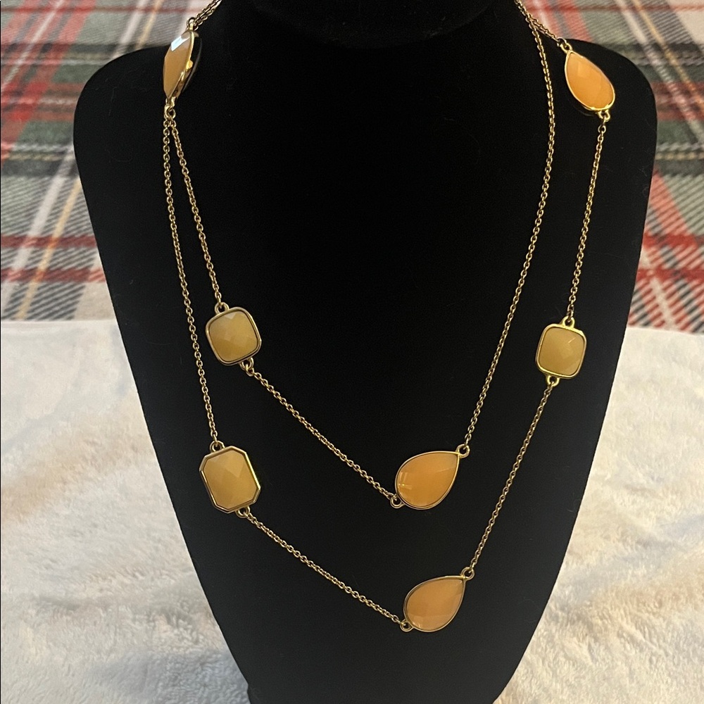Kate Spade Gold and Yellow Necklace